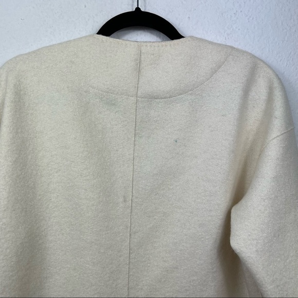 ❤️ Kuna One Button Alpaca Wool Wrap Coat - Picture 7 of 11